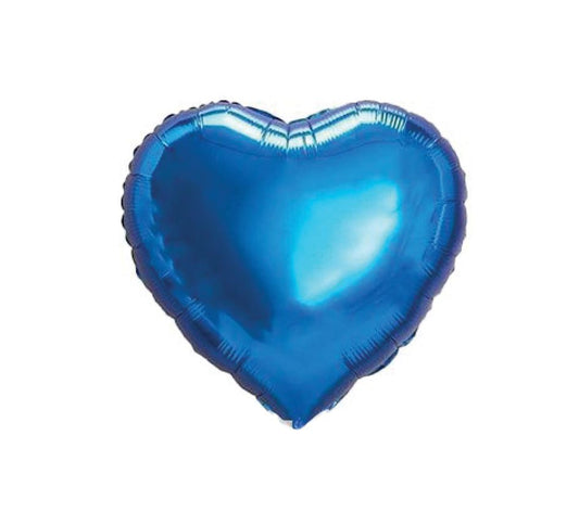 בלון הליום לב כחול 18 אינץ