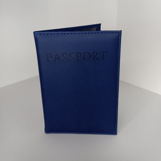 כיסוי לדרכון כחול כהה