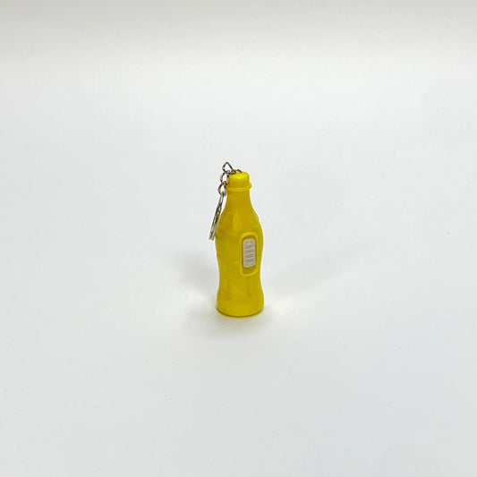 מחזיק מפתחות אורות בקבוק צהוב